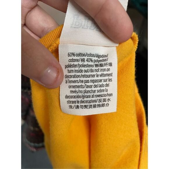 PINK Victoria’s Secret Yellow Short Sleeve Tee - Picture 4 of 4